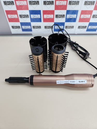Cepillo Secador de Pelo Big Hair Dual AS952E, Cepillo Rotatorio de 50mm y 40 mm, Seca y Moldea a la vez, Tecnología Iónica, Rotación Bidireccional, Aire frio, Multicolor BaByliss